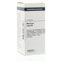 VSM Mercurius vivus D6 200 tabletten
