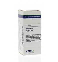 VSM Mercurius vivus C30 4 gram globuli