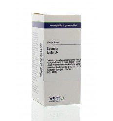 Artikel 4 enkelvoudig VSM Spongia tosta D6 200 tabletten kopen