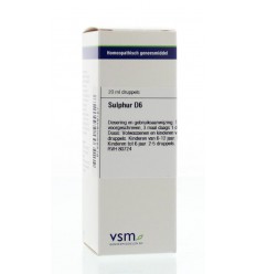 Artikel 4 enkelvoudig VSM Sulphur D6 20 ml kopen