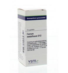 Artikel 4 enkelvoudig VSM Ferrum metallicum D12 10 gram kopen