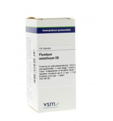 Artikel 4 enkelvoudig VSM Plumbum metallicum D6 200 tabletten