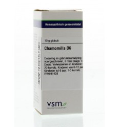 VSM Chamomilla D6 10 gram globuli