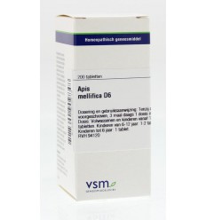 VSM Apis mellifica D6 200 tabletten