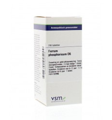Artikel 4 enkelvoudig VSM Ferrum phosphoricum D6 200 tabletten
