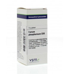 VSM Ferrum phosphoricum D30 10 gram globuli