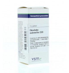 VSM Okoubaka aubrevillei D30 10 gram globuli