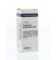 VSM Gnaphalium polycephalum D30 10 gram globuli