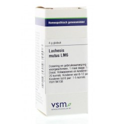 VSM Lachesis mutus LM6 4 gram globuli