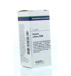 VSM Bryonia cretica (alba) 200K 4 gram globuli