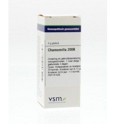 Artikel 4 enkelvoudig VSM Chamomilla 200K 4 gram kopen