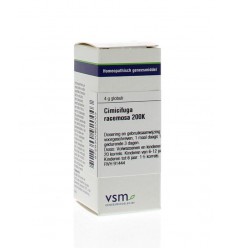 VSM Cimicifuga racemosa 200K 4 gram globuli