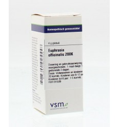 VSM Euphrasia officinalis 200K 4 gram globuli