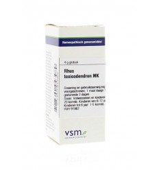 VSM Rhus toxicodendron MK 4 gram globuli