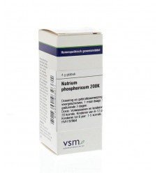 VSM Natrium phosphoricum 200K 4 gram globuli