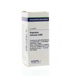 VSM Argentum nitricum C200 4 gram globuli