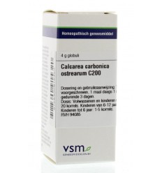 VSM Calcarea carbonica ostrearum C200 4 gram globuli