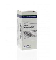 VSM Aurum metallicum 200K 4 gram globuli
