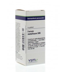 VSM Ferrum metallicum 30K 4 gram globuli