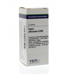 Artikel 4 enkelvoudig VSM Sepia officinalis C200 4 gram kopen