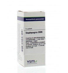 VSM Staphysagria 200K 4 gram globuli