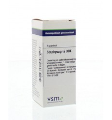 VSM Staphysagria 30K 4 gram globuli