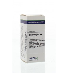VSM Staphysagria MK 4 gram globuli