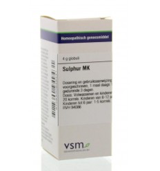 VSM Sulphur MK 4 gram globuli