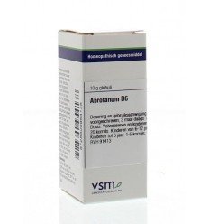 Artikel 4 enkelvoudig VSM Abrotanum D6 10 gram kopen