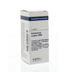 VSM Antimonium crudum 200K 4 gram globuli