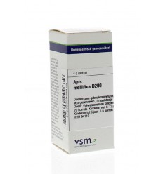 VSM Apis mellifica D200 4 gram globuli
