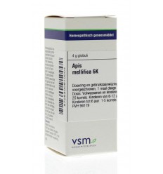 VSM Apis mellifica 6K 4 gram globuli