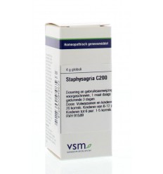 VSM Staphysagria C200 4 gram globuli