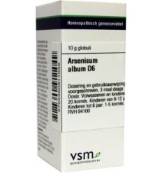 Artikel 4 enkelvoudig VSM Arsenicum album D6 10 gram kopen