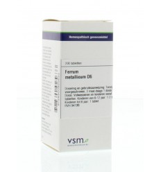 Artikel 4 enkelvoudig VSM Ferrum metallicum D6 200 tabletten