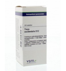 VSM Thuja occidentalis D12 200 tabletten