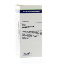 VSM Thuja occidentalis D6 200 tabletten