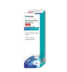 Neus Keel Luchtwegen Sanias Xylometazoline HCI 1.0 mg druppels