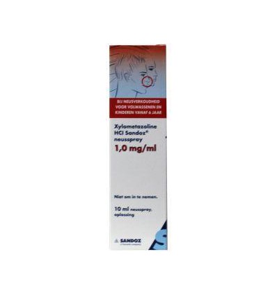 Sandoz Xylometazoline 1 mg/ml spray 10 ml