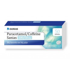 Sanias Paracetamol coffeine 500/50 mg 50 tabletten