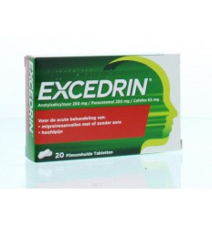 Pijnstillers Excedrin Migraine 20 tabletten kopen