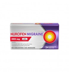 Nurofen Migraine 400 mg omhulde 24 tabletten