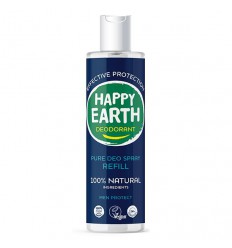 Happy Earth Pure deodorant spray men protect refill 300 ml