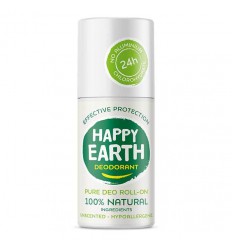 Happy Earth Pure deodorant roll-on unscented 75 ml