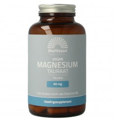 Mineralen Mattisson Magnesium tauraat vegan 120 vcaps kopen