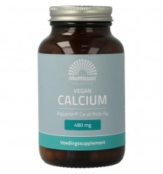 Mattisson Vegan Calcium uit rode alg Aquamin ca 90 vcaps