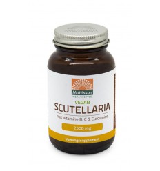 Mattisson Scutellaria 2500 mg met vit b, c, curcumine vegan 60 vcaps