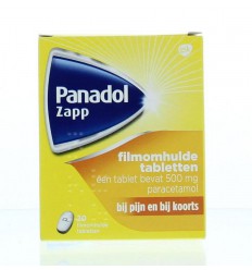 Pijnstillers Panadol zapp 500 mg 20 tabletten kopen