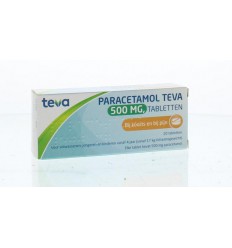 Teva Paracetamol 500 mg 20 tabletten