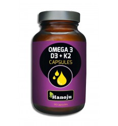 Hanoju Omega 3 & D3 en K2 90 capsules